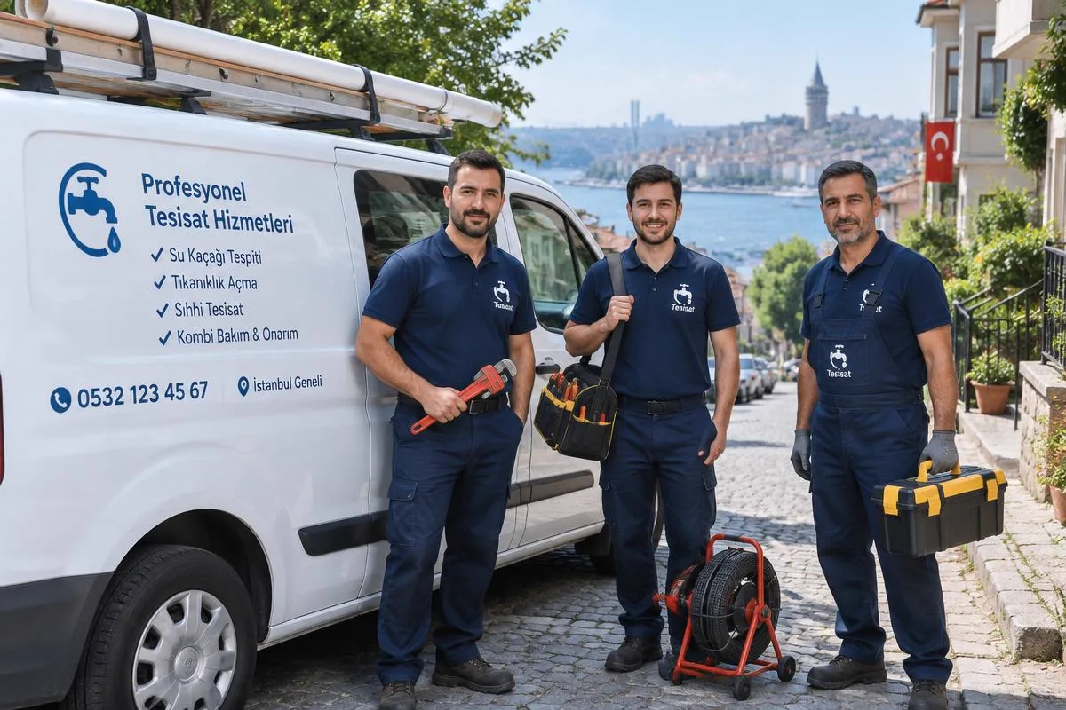 Su Kaçağı Tespit Ustası ekibi